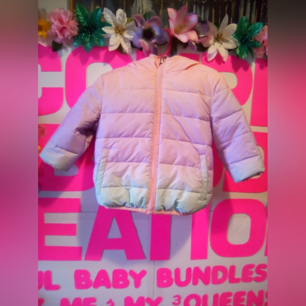#240👉🏼Toddler Girl Puffer Jacket 🧥 - Picture 4 of 4